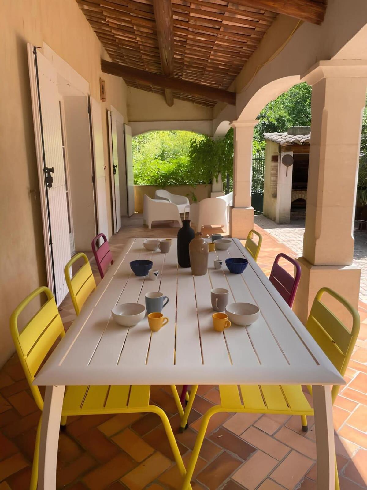 Les Oliviers - Villa 10 People - 5 Min Ardeche Saint-Julien-de-Peyrolas Екстериор снимка