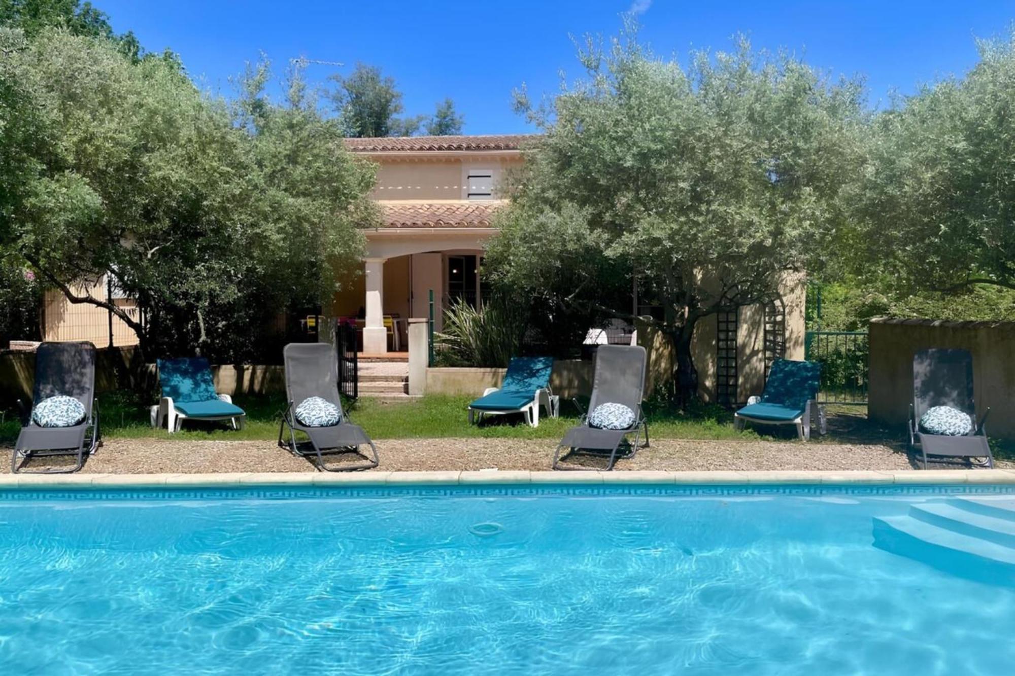 Les Oliviers - Villa 10 People - 5 Min Ardeche Saint-Julien-de-Peyrolas Екстериор снимка